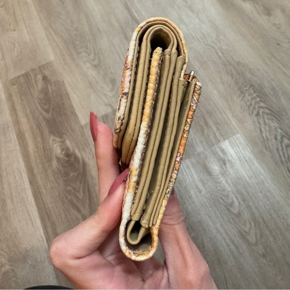 Floral Patchwork Spring Paisley Wallet Women's Neutral - Picture 6 of 11